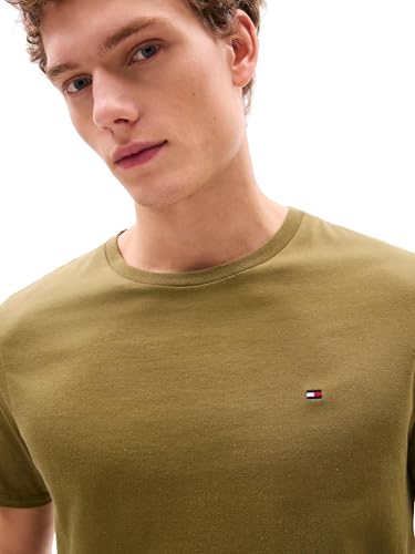 Image of Tommy Hilfiger Men's Stretch Jersey Crew Neck T-Shirt Gray