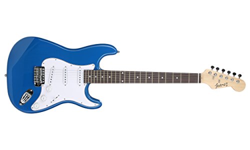 Image of Juarez JRZ-ST38-BL Electric Guitar Kit, Right Handed BLUE with Case /Bag and Picks