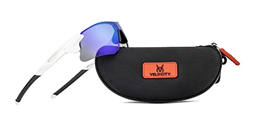 Image of Velocity Optics - S /VC2239 /C8R UV Protected Polycarbonate Lens Sports Sunglasses for Men Driving Cricket Fishing Cycling Sunglasses