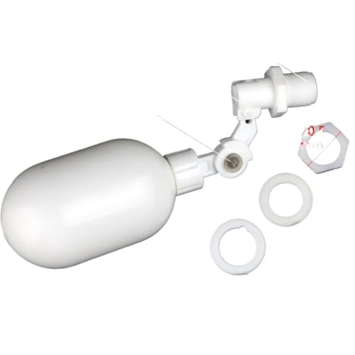 Válvula de bola flotante para tanque de agua con rosca de 1/4 regulable blanca 4
