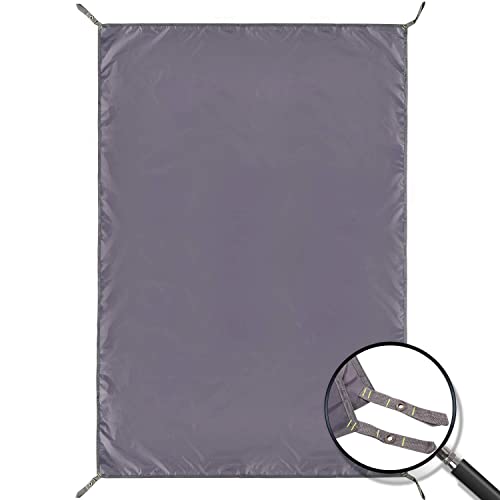 REDCAMP 140 x 210cm Zeltplane Wasserdicht Zeltunterlage Ultraleicht Mehrzweck Camping Zelt Tarp Mit ösen für Outdoor Wanderpicknick