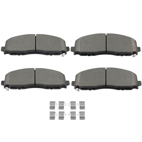 Image of SCITOO D2187-9422 Disc Brake Pads Sets Front Metal Brake Pads w /Hardware