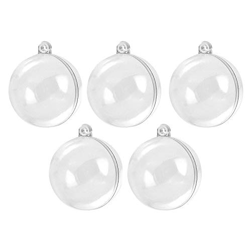 Boules Plastique 14 cm robustes et faciles à remplir pour décors suspendus sans stress