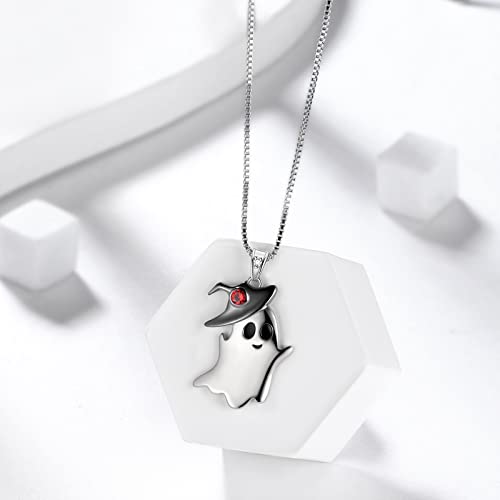 Juego de joyas de araña de Halloween de plata de ley 925 colgante telaraña y anillo 2