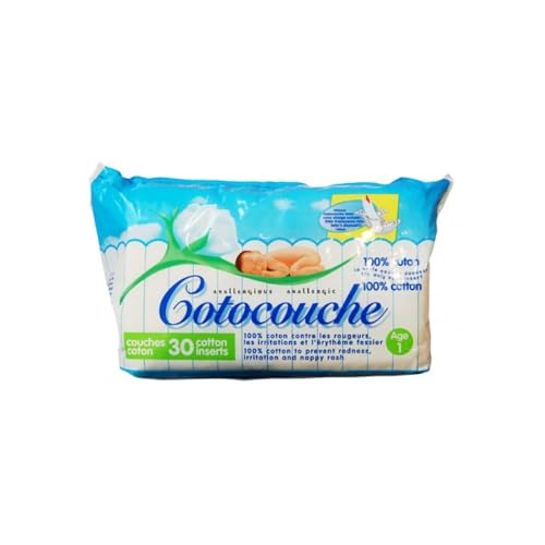 Tetra Medical - Cotocouche Nappies 100% Cotton 1st Age 30 Layers