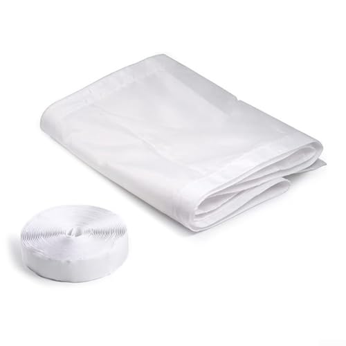 Innovador kit de sellado de ventana diseñado específicamente para aires acondicionados portátiles, proporciona una protección completa contra elementos exteriores (25 x 232 cm)