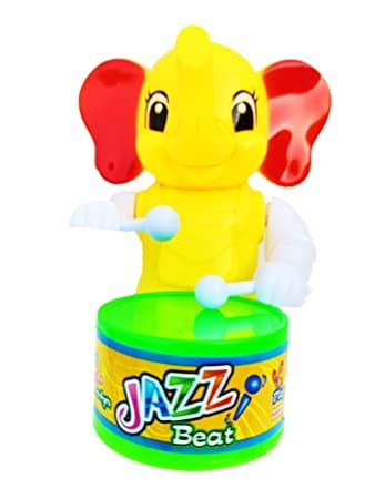 SHRI SAI TRADERS Shree Sai Traders Key-Operated Cute Elephant Toy For Kids (Multicolor)