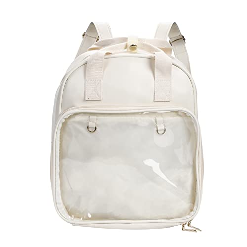 [ハルジオ] 痛バッグ 痛バ リュック 痛リュック 推し活リュック 推し活バッグ 推しバック 痛バック いたバック ブラック 黒 ホワイト 白 推し活 クリア 透明 ぬい 推し活 オタ活 バッグ 推し かわいい 人気 シンプル 普段使い イベント