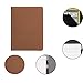 Gorbado Padfolio/Portfolio Binder, Mini Padfolio Portfolio Binder 5 x 8 Legal Writing Pad, A5 Document Organizer Folder for Men Women, Brown
