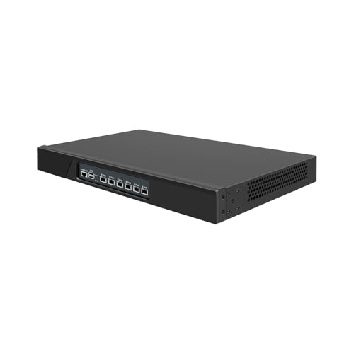 Pare-feu 1U Intel N100 routeur PC barebone avec 6 ports 2.5GbE LAN pour OPNsense