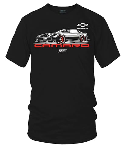 Wicked Metal Camaro 3rd Gen Stylized Shirt - Muscle Car T-Shirt2
