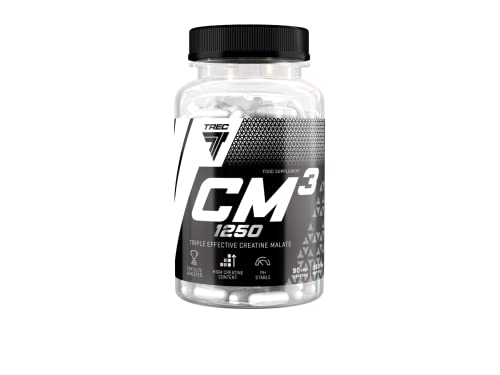 Trec Nurtition CM3 1250 Tri-Kreatin Malate Creatine Museklaufbau Kraft Bodybuilding - 90 cap