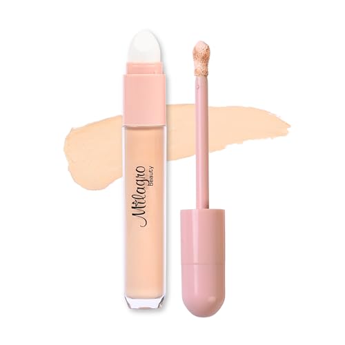 Milagro Beauty Premium Wizard Concealer (6 ml) | Full Coverage, Matte & Poreless, Easily Blendable | Longlasting Creaseless Formula Covers Dark Spots | Highlighting & Contouring | All Skin Type (Fair)