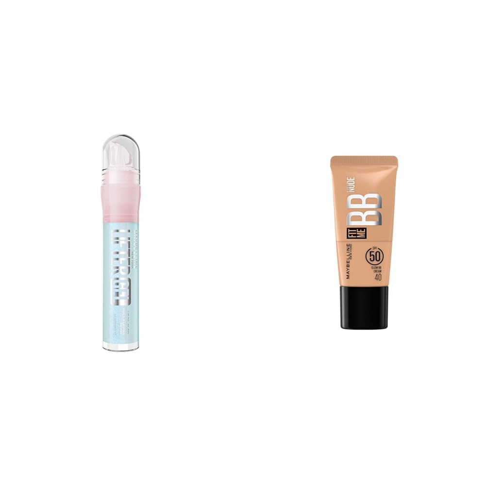 Maybelline New York Lifter Gel Lip Oil In Gel Maybelline New York Fit Me Glow BB Cream, SPF 50 24H Hydration With Niacinamide Hyaluronic Acid, Dewy Finish for Normal to Dry Skin- Shade 40 25ml-picture-54