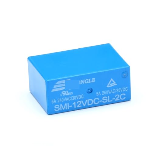 Relé SMI-12VDC-SL-C 12V 5A de 8 pines pack de 5 unidades para componentes electrónicos 3