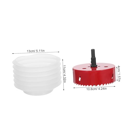 Kit sierra de corona bimetálica 4-1/4 pulg con accesorios miniatura 2