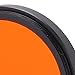 Kafuty-1 40.5mm Round Full Color Lens Filter,Orange Yellow Green Blue Purple Full Color Camera Lens Filter with Storage Box for Canon,for Nikon,for Sony(Orange)