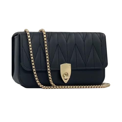 Small Shoulder Bags for Women with Chain Strap,Mini Quilted Embroidery Purses for Women