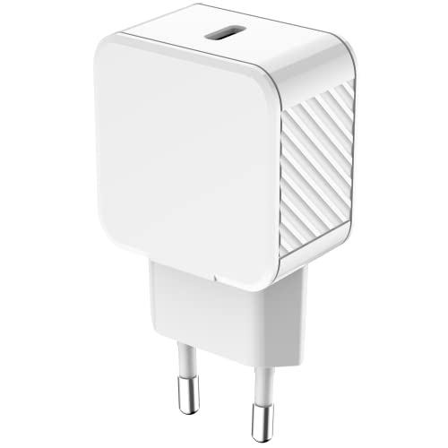 Chargeur USB C 20W compact Bigben Blanc bloc secteur Power Delivery