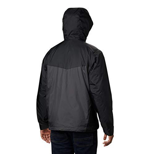Image of Columbia Men's Glennaker Sherpa Lined Rain Jacket, Waterproof