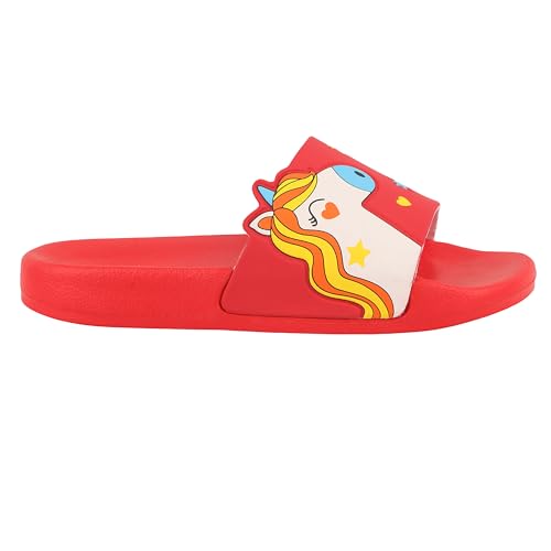 Image of WELCOME Unisex-Child Kids Flip-Flop Soft Comfortable Indoor & Outdoor Slippers Stylish Non-Slip Slide Home Casual Chappals For Boys & Girls