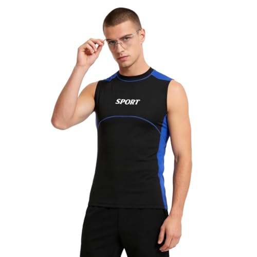 Chaqueta sin mangas de neopreno para hombre para deportes acuáticos, buceo y natación con cierre frontal miniatura 1