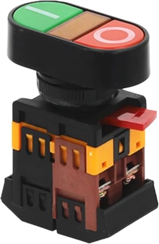 Interrupteur APBB-22N double bouton marche arrêt avec voyant LED 380V pour boîtier de commande