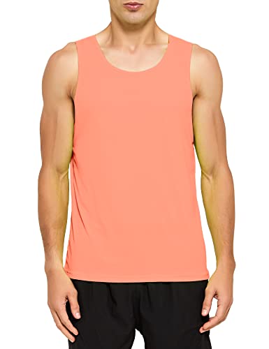 Amazon.com: DEMOZU Men's Neon Running Tank Top - Bright Sleeveless