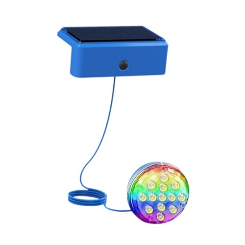 Kit di Illuminazione Solare per Piscine Fuori Interrate, Accessorio Impermeabile IP68.