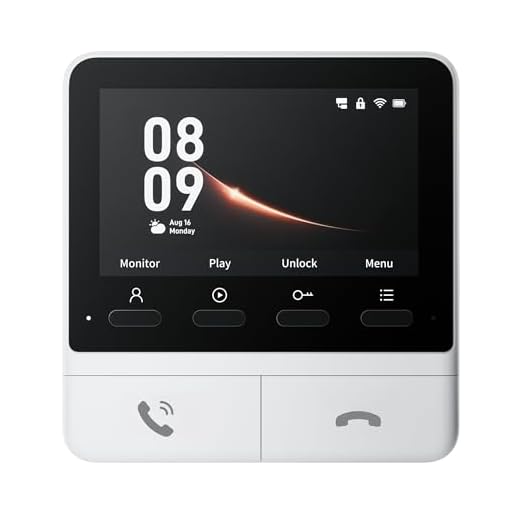 SwitchBot 4,3-Zoll-Monitor für Gegensprechanlage, Erweiterter Monitor für Smarte Video-Türklingel