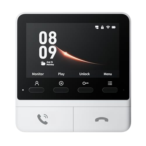 SwitchBot Monitor de 4.3 pulgadas para timbre de intercomunicador, monitor extendido para timbres de video inteligentes
