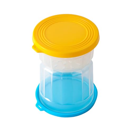 YUPEIUKLI - Tarro de Cristal Grande para encurtidos con colador y Tapa sellada, práctico Recipiente de Almacenamiento de Cocina para Alimentos húmedos y Secos