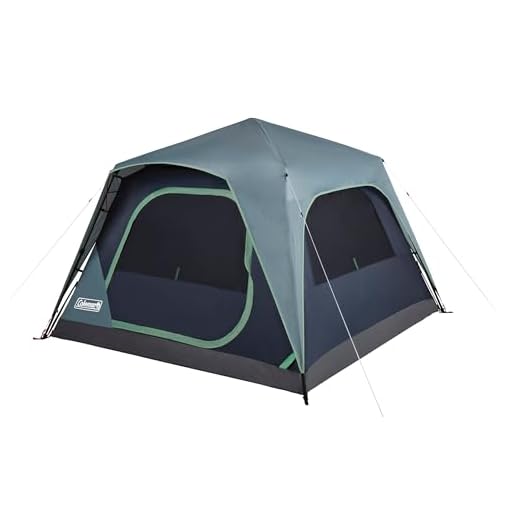 Coleman Instant Skylodge 4 Sofortiges Zelt, Blue Nights, 4 Personen