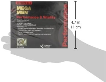 GNC MEGA MEN Performance and Vitality 30 Packs NEW and IMPROVED