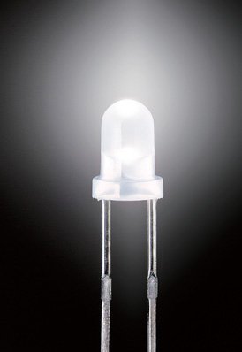 LED 3mm blanc HP-27 diode électroluminescente blanche lot de 5