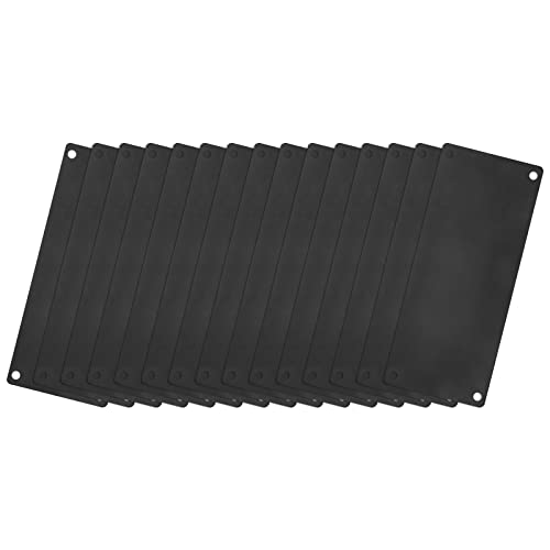 uxcell A~uN^O 80 x 40 x 0.3mm `uNJ[h 4 }Vl[v[g DIY x^Op 15(ubN)