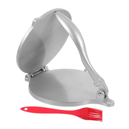 Alipis Manual Dumpling Maker Dough Press Machine for Wonton Tortilla and Pizza Dough Efficient Design for Quick Molding Easy Cleaning and Strong Construction with Silicone Brush