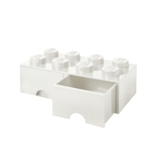LEGO 4006 Brick 8 Knöpfe, 2 Schubladen, stapelbar Aufbewahrungsbox, 9,4 l,...