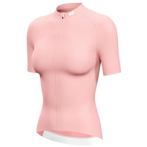 Wulibike Women Cycling Jersey Pink