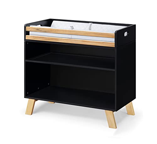Suite Bebe Livia Changing Table In Black & Natural #TOP2