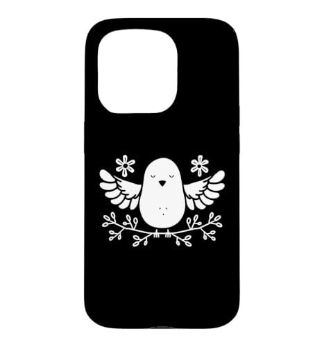 Bird Small Dove of Peace Minimalist Simple Dove Case for iPhone 15 Pro