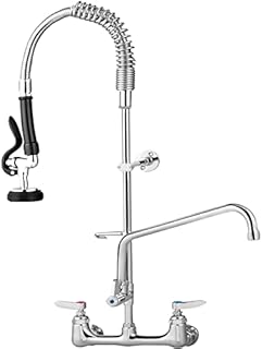 VEVOR Commercial Faucet with Pre-Rinse Sprayer, 8