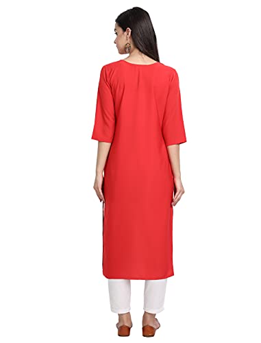 Image of Women's Crepe Straight Kurta