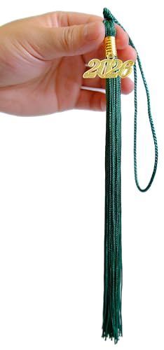 Image of 2026 Tassel Graduation,Green Tassel 2026 for Grad Cap and Graduation Ceremony Accessory Decoration