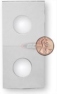 500 Ct. 2X2 Premium Cardboard Coin Holders - Penny / Cent Flips