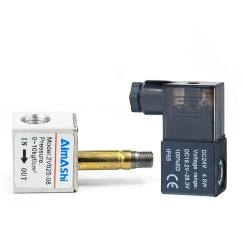Électrovanne pneumatique DC24V 2 voies 2 positions distributeur air 1/4 - 5