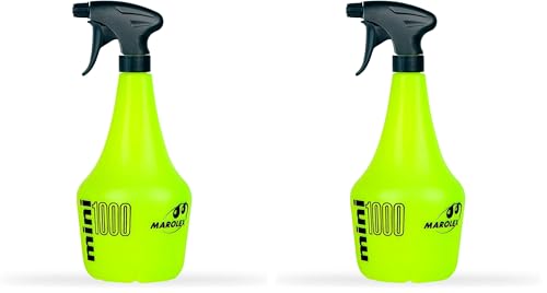 Greenstar MAROLEX - Pulvérisateur À Main Mini 1000 - Avec Gâchette - Jet Réglable - Spray Pour Jardinage Cuisine Ou Nettoyage - Capacité 1 L (Lot de 2)