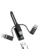 【Transfert de Données Rapide】Profitez d’une vitesse de transfert allant jusqu’à 20MB/s à 30MB/s pour un transfert de fichiers rapide et efficace. Compatible avec une large gamme d’appareils USB-C, Lightning et Micro USB.Y compris pour iPhone16/15/14/13/12/11, pour iPad Air Pro Mini, Compatible avec Samsung et d'autres marques de téléphones portables, tablettes et ordinateurs.