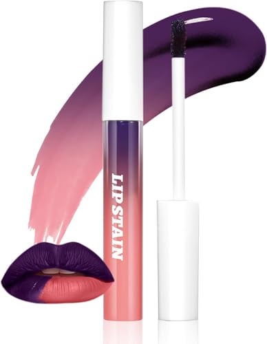 Lip Stain, Lip Liner, Peel Off Lip Liner Tattoo- Long Lasting, Waterproof & Transfer Proof Lip Tint with Matte Finish, Highly Pigmented Color Cool Rose
