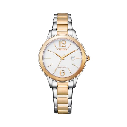 Montre femme Citizen EW2626-80A en acier bicolore haute précision